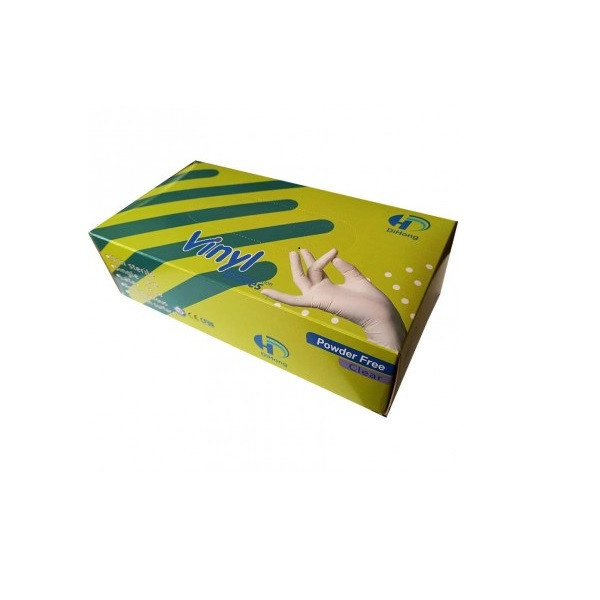 دستکش وینیل مدل DiHong سایز لارج بسته 100 عددی