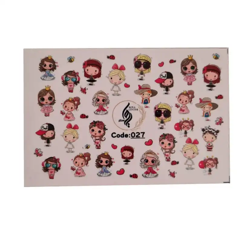 برچسب لنز ناخن رویاسنتر مدل 027LL