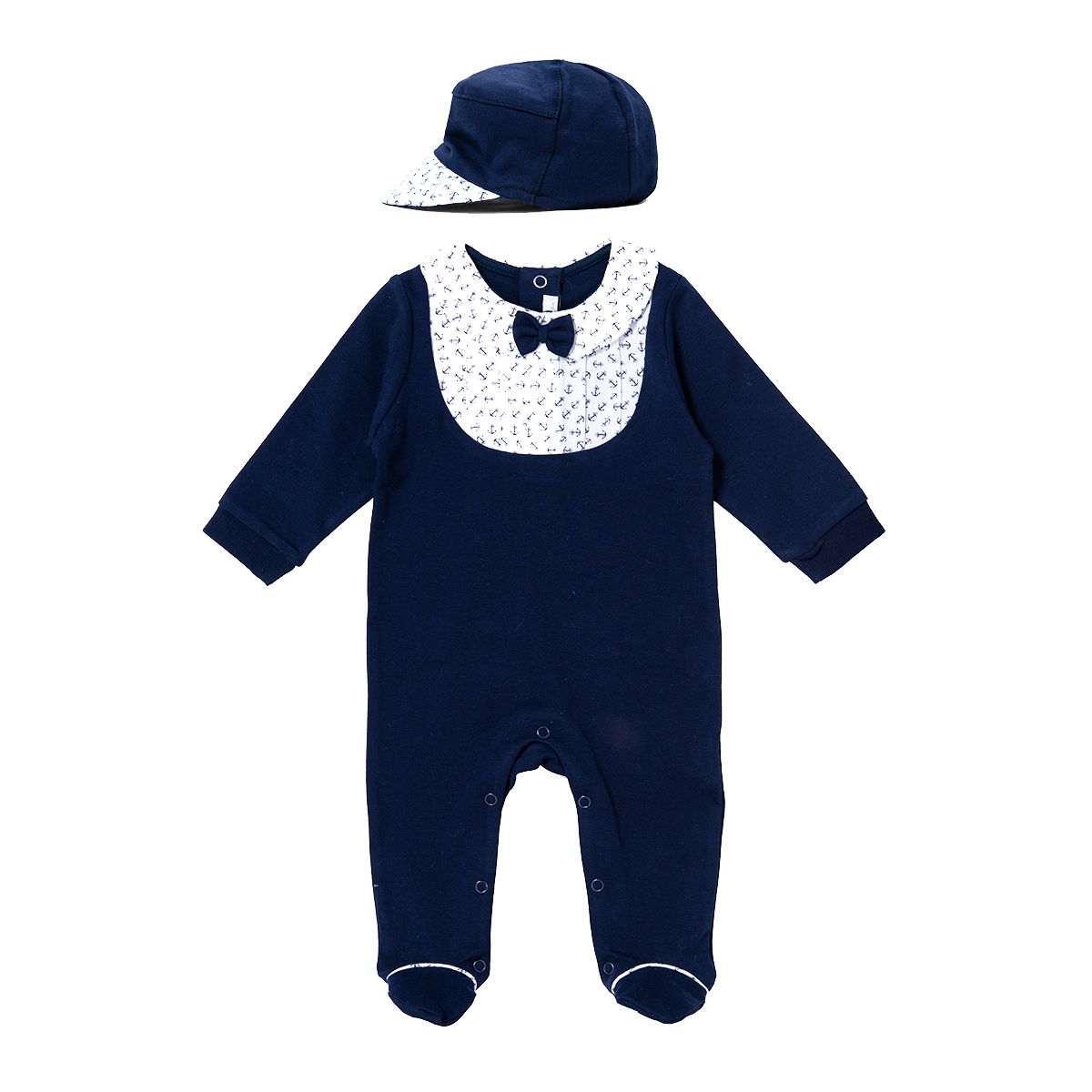 ست بادی و کلاه نوزادی فیورلا مدل 50002