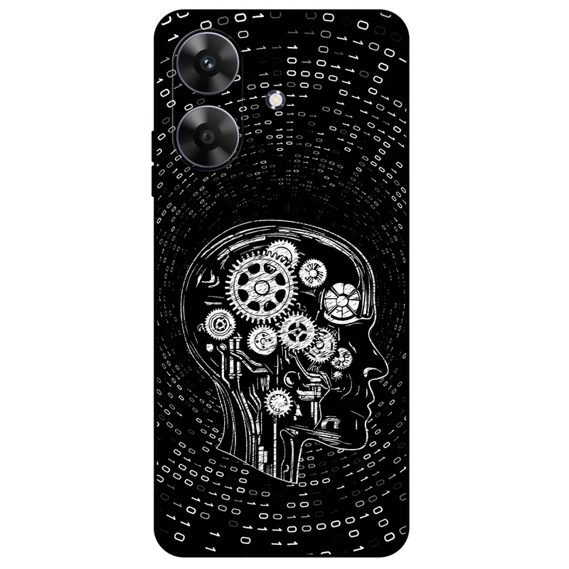کاور مگافون طرح ربات انسانی مدل 7428 مناسب برای گوشی موبایل ریلمی Note 60 / Note 60X