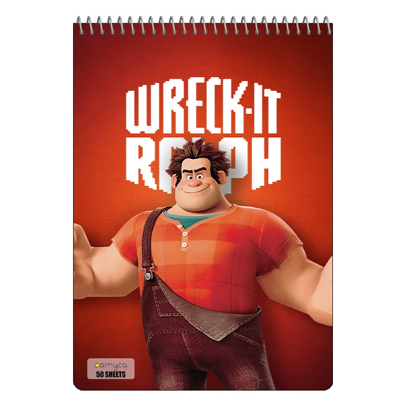 دفتر نقاشی 50 برگ سیمی کارنیکا طرح It Ralph-رالف خرابکار Wreck کد 24718
