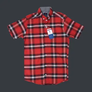 پیراهن آستین کوتاه مردانه مدل پنبه کش D1011