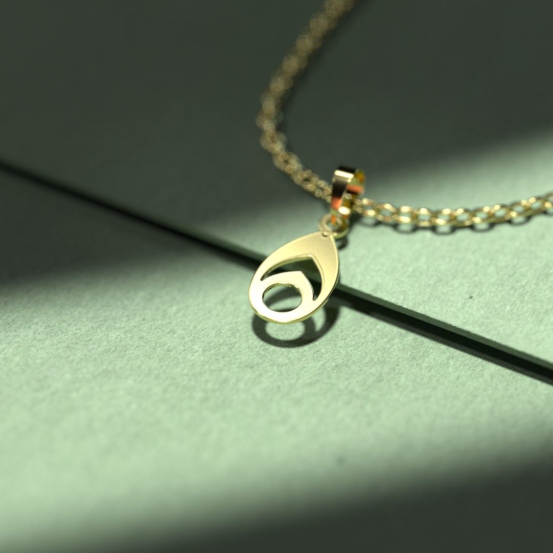 گردنبند طلا 18 عیار زنانه مدوپد مدل هندسی کد OO2-1-1149 -  - 4