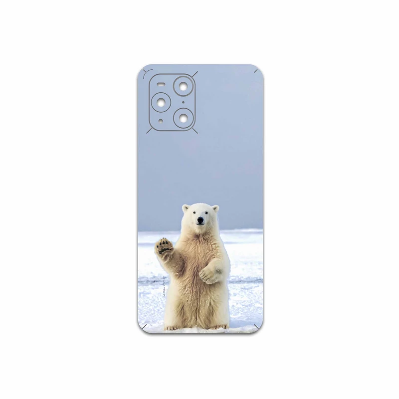 برچسب پوششی ماهوت مدل Polar-bear مناسب برای گوشی موبایل اپو Find X3 Pro