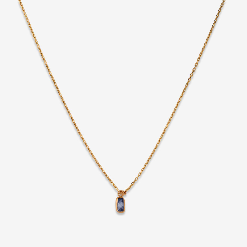 گردنبند طلا 18 عیار زنانه با زنجیر حلقه‌ای (فلامینگو) روبی آرت گالری مدل 299032