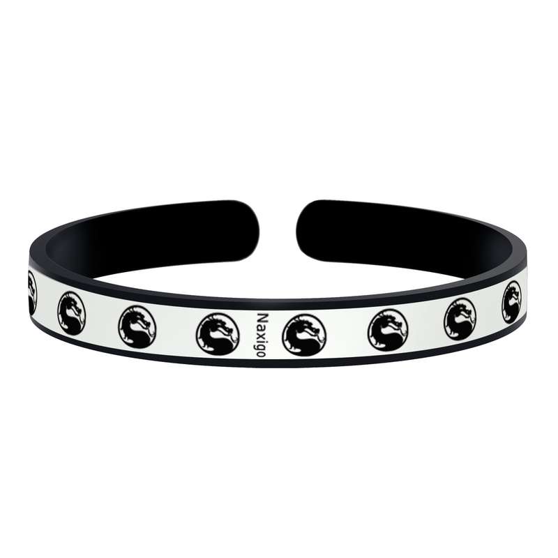 دستبند ناکسیگو مدل شب تاب طرح Mortal Kombat کد BR7050 دستبند ناکسیگو مدل شب تاب طرح Mortal Kombat کد BR7050