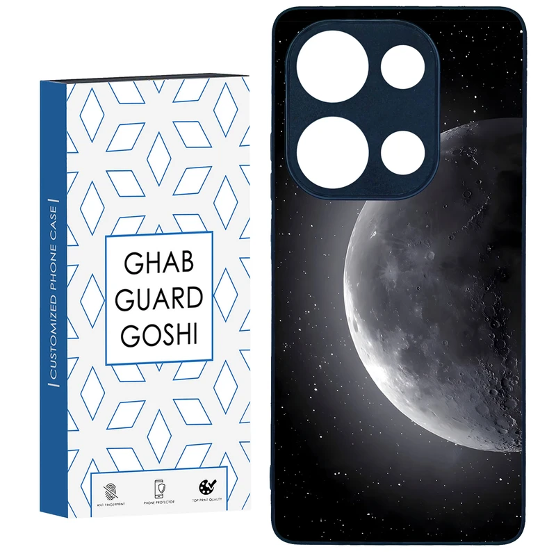 کاور قاب گارد گوشی طرح ماه کد TPU-077 مناسب برای گوشی موبایل شیائومی Redmi Note 13 Pro 4G / Poco M6 Pro 4G