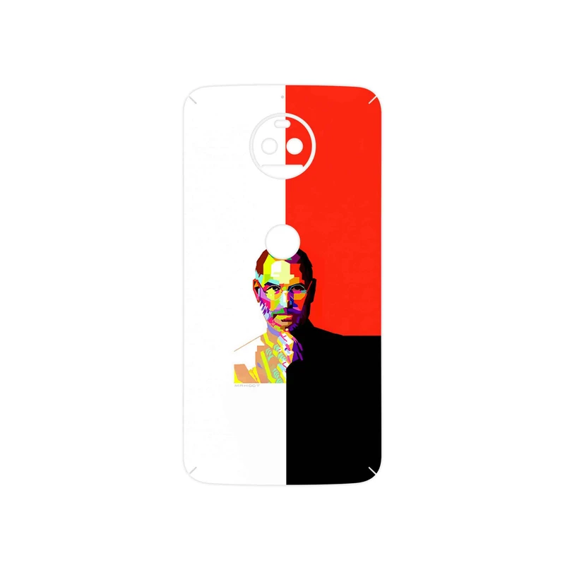 برچسب پوششی ماهوت مدل Collage of Steve Jobs 1 مناسب برای گوشی موبایل موتورولا Moto G5S Plus