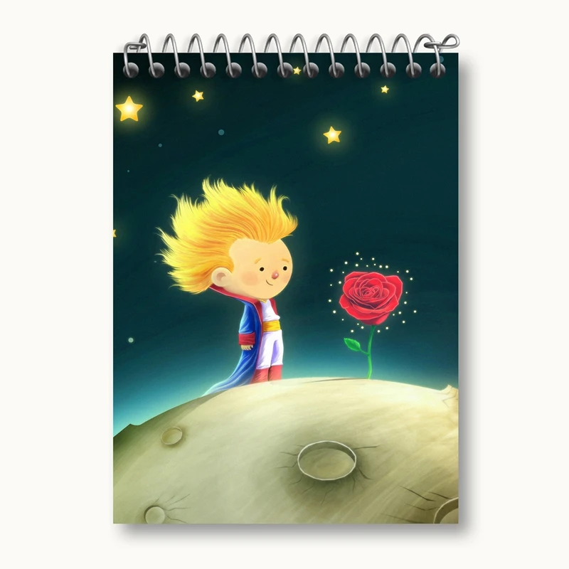 دفتر یادداشت 50 برگ خندالو مدل شازده کوچولو کد 1840