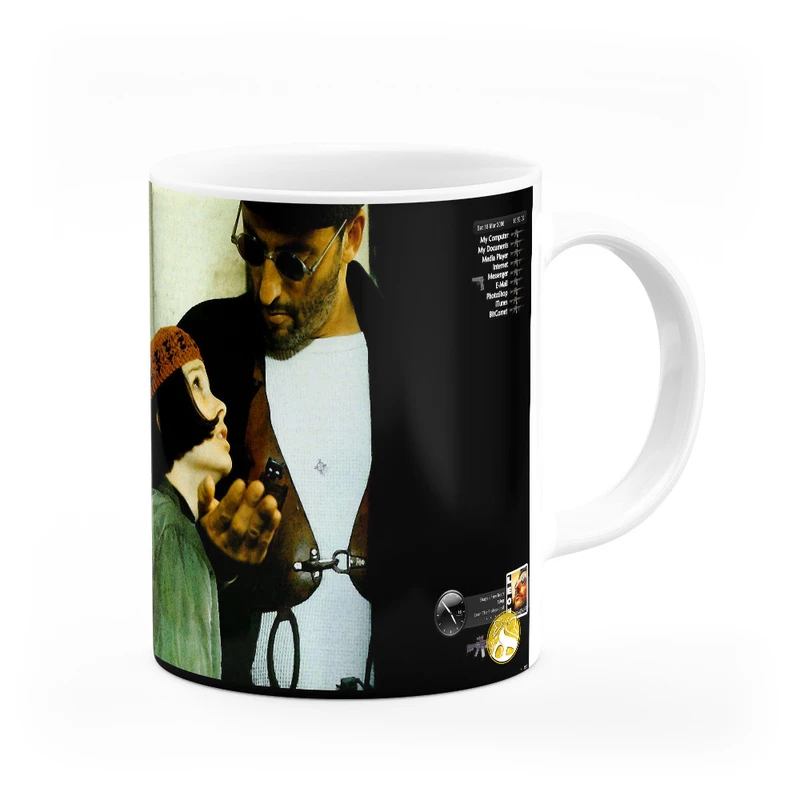 ماگ هومرو طرح لئون حرفه ای و ماتیلدا مدل MG5713