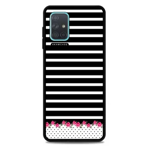 AKAM AMC-WSGA71-FLOWERS-40 Cover For Samsung Galaxy A71