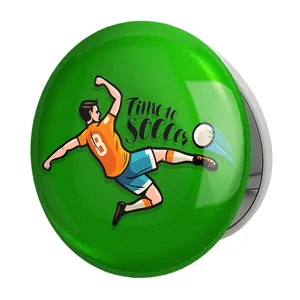 آینه جیبی خندالو طرح فوتبال Football مدل تاشو کد 25948 