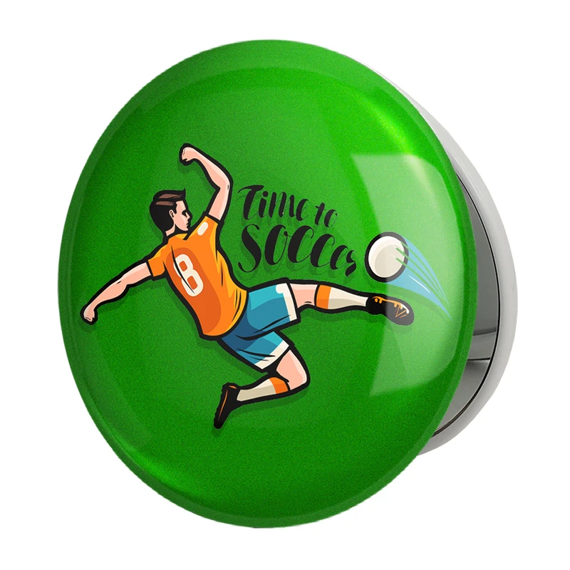 آینه جیبی خندالو طرح فوتبال Football مدل تاشو کد 25948 