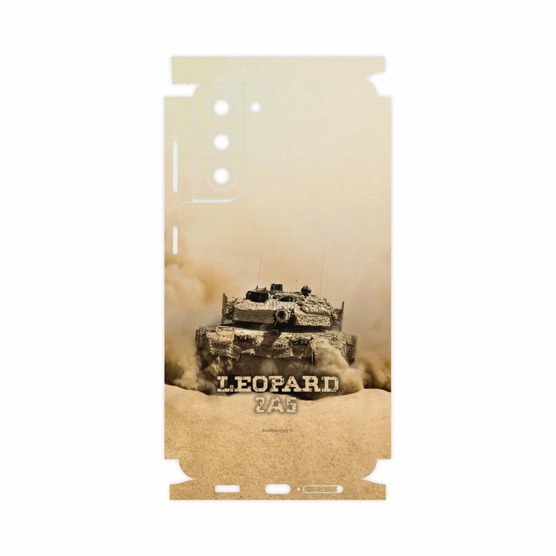 برچسب پوششی ماهوت مدل Leopard-2A5-tank-FullSkin مناسب برای گوشی موبایل سامسونگ Galaxy S21 5G