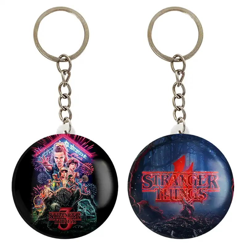 جاکلیدی خندالو مدل سریال استرنجر تینگز Stranger Things کد 1930319305 مجموعه 2 عددی