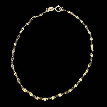 دستبند زنجیری طلا 18 عیار زنانه ناریا مدل استار