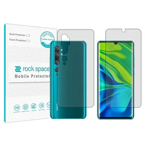 Rockspace transparent screen protector HyGEL model suitable for Xiaomi Mi CC9 Pro mobile phone with back protector