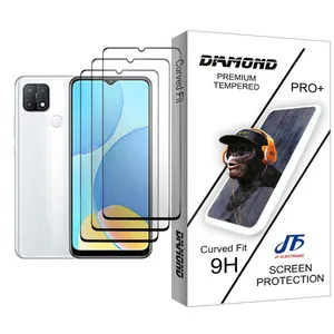 JF Diamond Glass MIX003 Screen Protector For Oppo A15s Pack Of 3