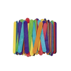 چوب بستنی مدل پهن رنگی بسته 25 عددی