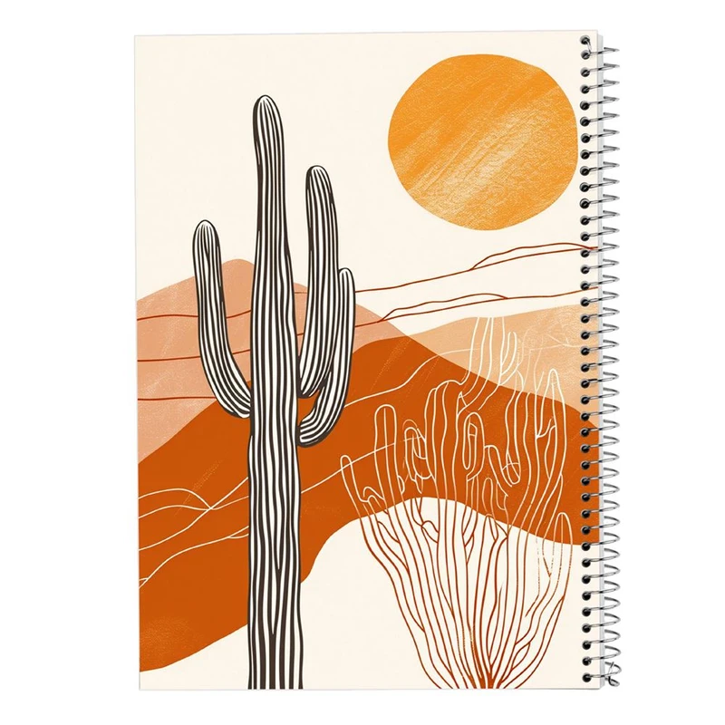 دفتر شطرنجی 50 برگ مدوپد طرح کویر کد DF16662