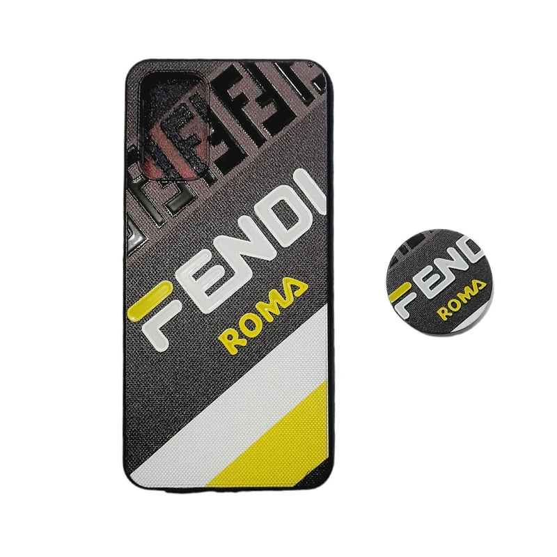 کاور طرح آبرنگی مدل a03s مناسب برای گوشی موبایل سامسونگ Galaxy A03S / A02S / M02S به همراه پاپ سوکت