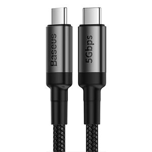 کابل تبدیل  USB-C  به USB-C باسئوس مدل CATKLF-WG1 طول 1 متر