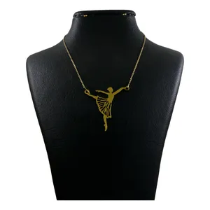 گردنبند نقره زنانه دلی جم  طرح رقص باله  کد D 632