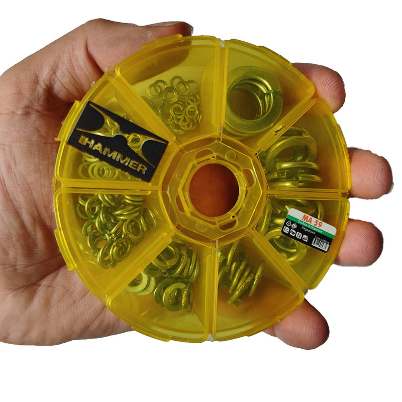 واشر هامر مدل فنری کد Home FIX WF بسته 150 عددی