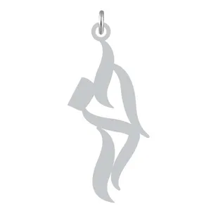 آویز گردنبند نقره کرابو طرح آذر مدل Kn2-1191