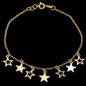 نقد و بررسی دستبند طلا 18 عیار زنانه طلای مستجابی مدل ستاره کد M18 توسط خریداران
