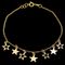 دستبند طلا 18 عیار زنانه طلای مستجابی مدل ستاره کد M18
