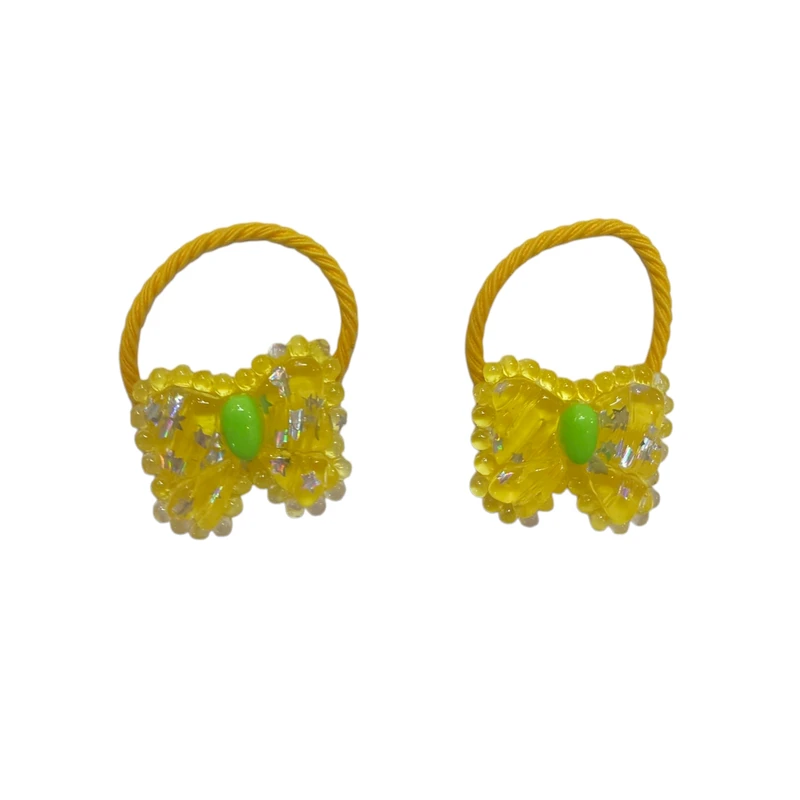 کش مو دخترانه مدل پروانه بسته 2 عددی