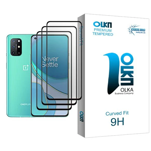 محافظ صفحه نمایش کولینگ مدل Olka Glass MIX003 مناسب برای گوشی موبایل وان پلاس 8T بسته سه عددی