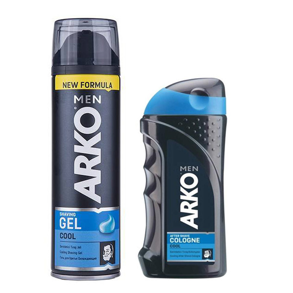 ژل اصلاح آرکو من مدل COOL حجم 200 میلی لیتر به همراه افتر شیو آرکو من مدل COOL حجم 250 میلی لیتر ژل اصلاح آرکو من مدل COOL حجم 200 میلی لیتر به همراه افتر شیو آرکو من مدل COOL حجم 250 میلی لیتر
