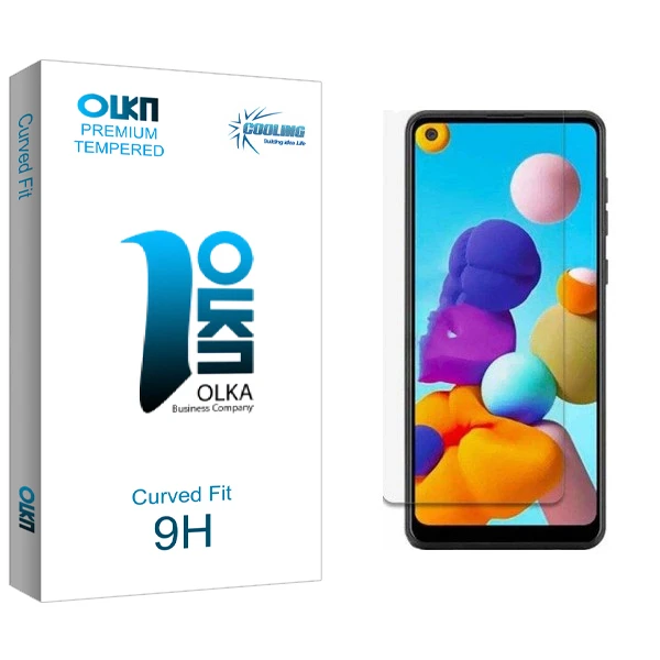 محافظ صحفه نمایش کولینگ مدل Olka glass مناسب برای گوشی موبایل سامسونگ Galaxy A21/ A51/ A71