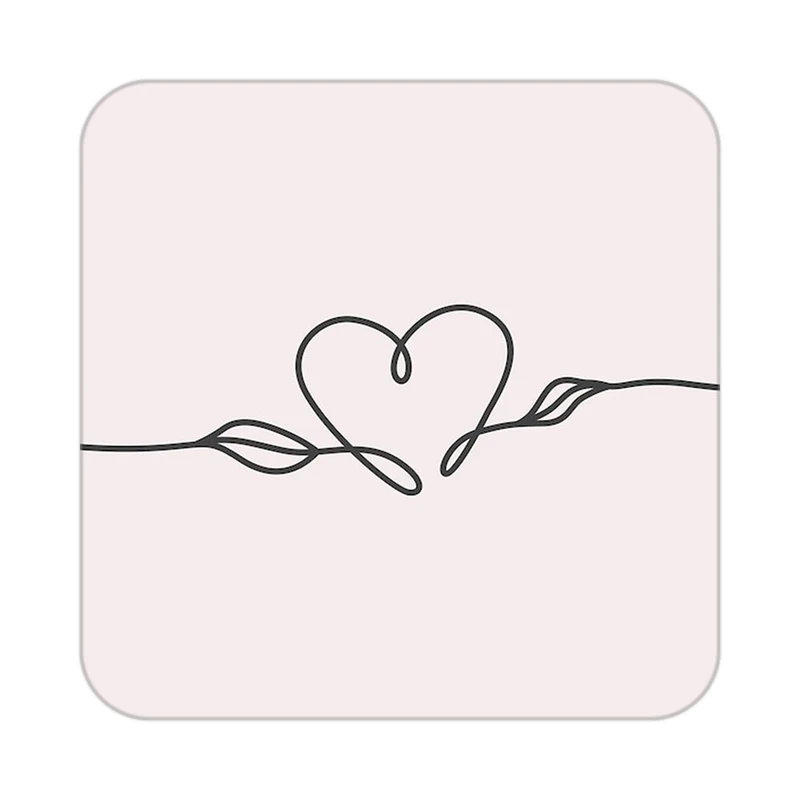 زیر لیوانی کاکتی طرح عاشقانه مدل mp38489