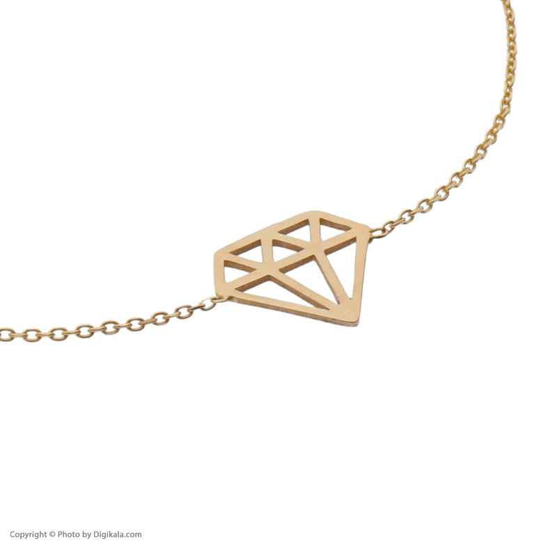 دستبند طلا 18 عیار زنانه پرسته مدل WBC93 دستبند طلا 18 عیار زنانه پرسته مدل WBC93