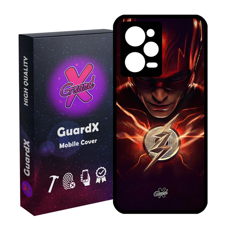 کاور گارد ایکس طرح فلش مدل Glass10599 مناسب برای گوشی موبایل شیائومی Redmi Note 12 Pro 5G/Poco X5 Pro 5G/Note 12 Pro Pro speed
