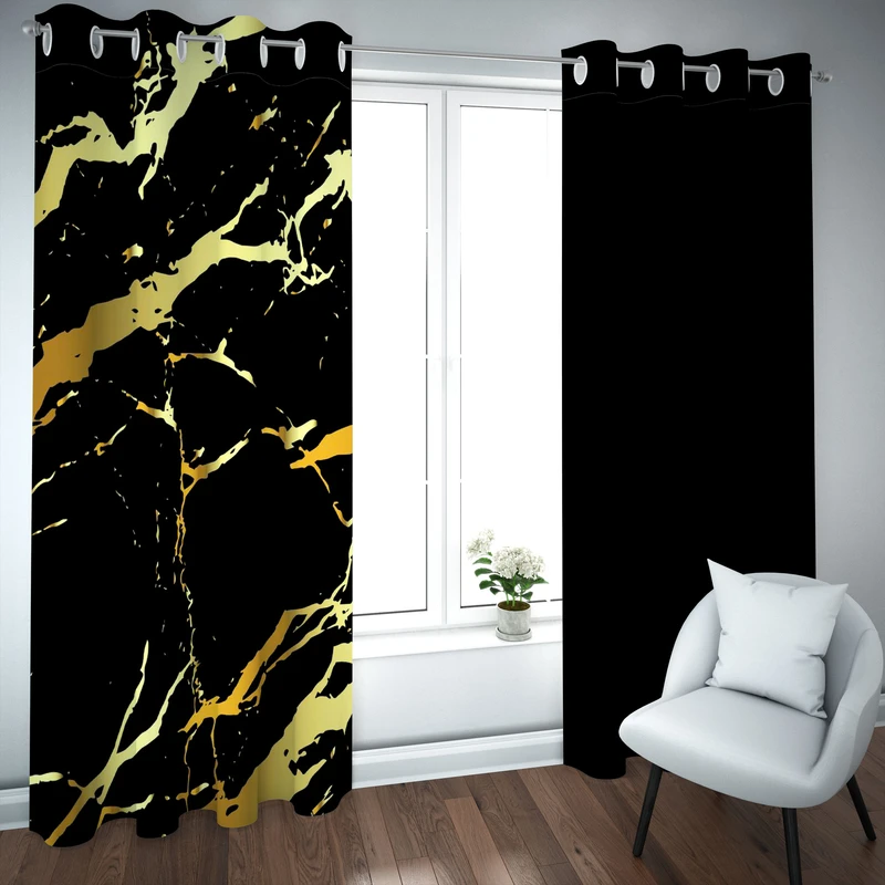 پرده مدل چاپی هازان سایز 300×150 سانتی متر 