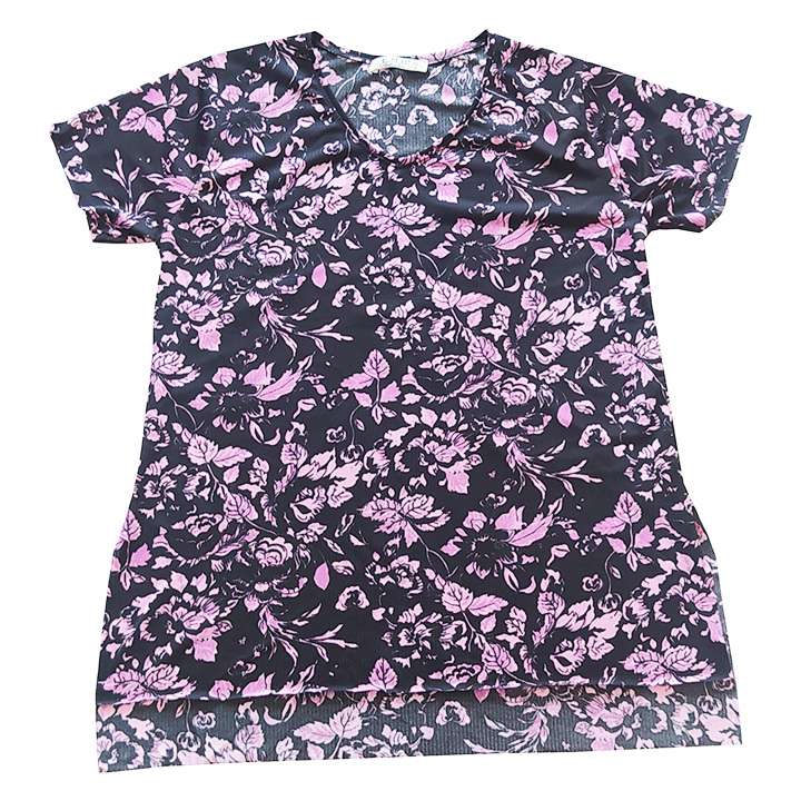 بلوز زنانه مدل گل بنفشه