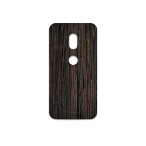 MAHOOT Burned Wood Cover Sticker for Motorola Moto G4 Play