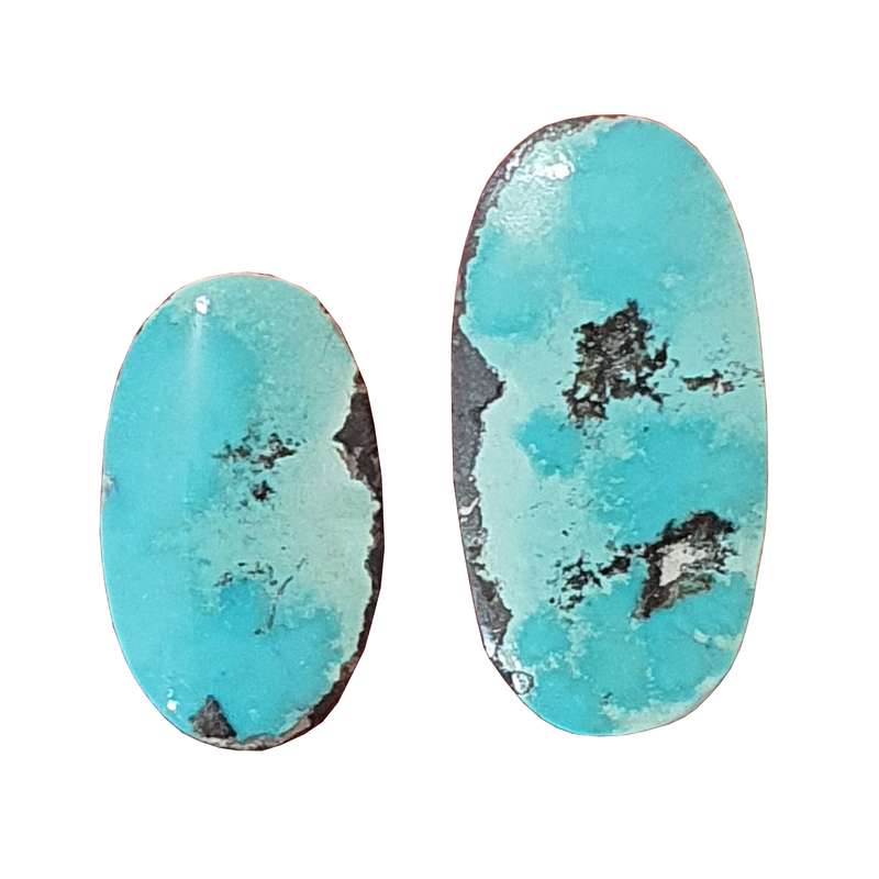 سنگ فیروزه نیشابور کد CZN5012 مجموعه 2 عددی