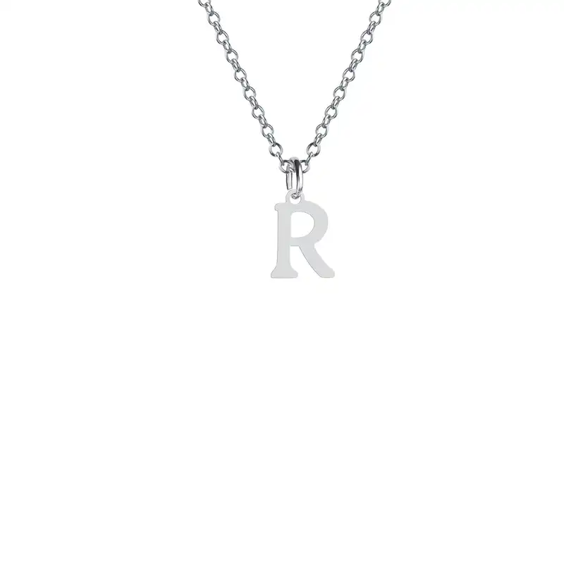 گردنبند هایکا طرح حرف لاتین R مدل s.ha2-299