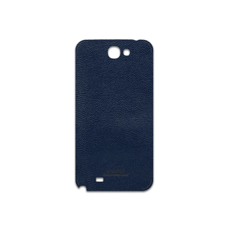برچسب پوششی ماهوت مدل Deep-Blue-Leather مناسب برای گوشی موبایل سامسونگ Galaxy Note 2