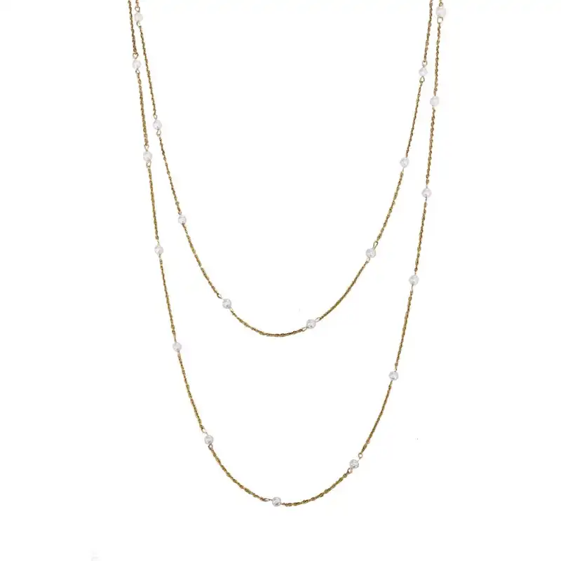 گردنبند زنانه مدل رومانتویی اپرا