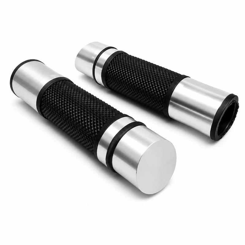دسته گاز و فرمان اسپورت موتور سیکلت وارون مدل ماتیکی کد W-107-SLVR بسته 2 عددی