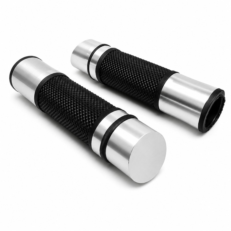 دسته گاز و فرمان اسپورت موتور سیکلت وارون مدل ماتیکی کد W-107-SLVR بسته 2 عددی
