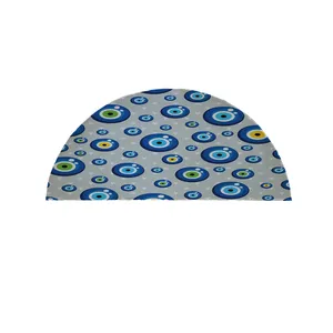 پادری مدل نیم دایره طرح چشم نظر کد 9084 سایز 90×45 سانتی متر