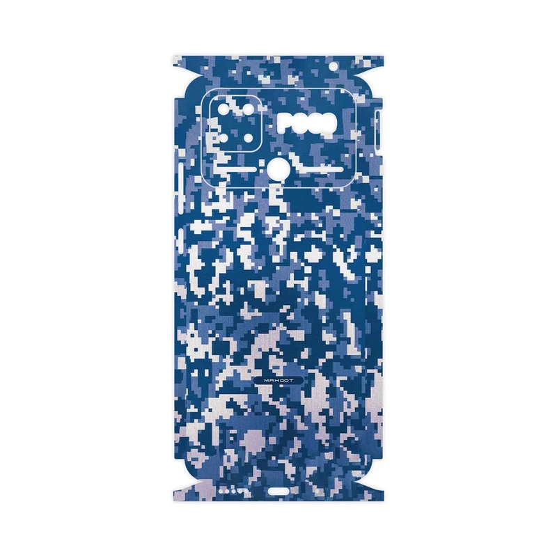 برچسب پوششی ماهوت مدل Army_Snow_Pixel-FullSkin مناسب برای گوشی موبایل شیائومی Poco C40