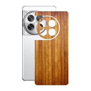 Remax Cover sticker Leth model wood design suitable for OnePlus 12 mobile phone
